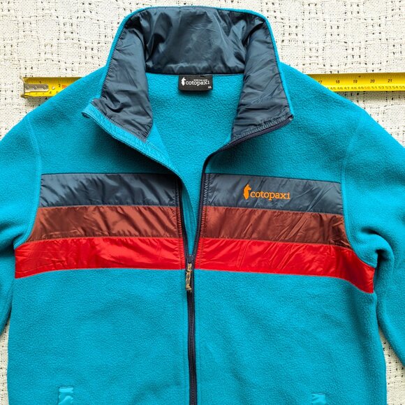 COTOPAXI Teca Fleece Men's L Full Zip Jacket Blue Hiking Outdoors Casual Comfort - Picture 3 of 7